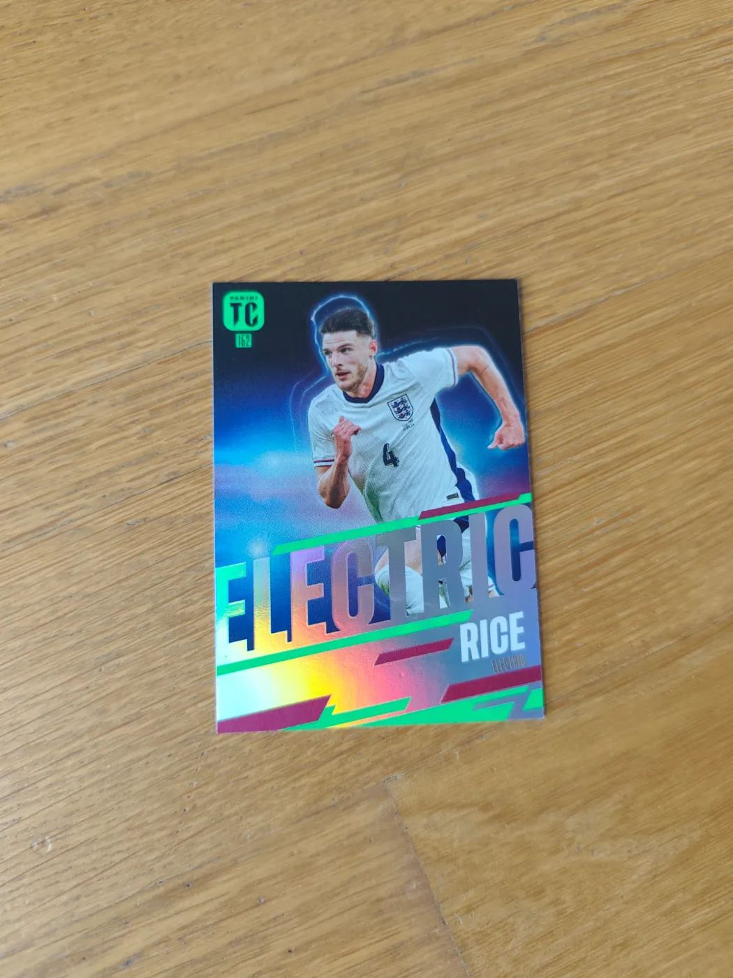 Fussballkarte: Declan Rice, England, Panini Top Class 2024 Electric